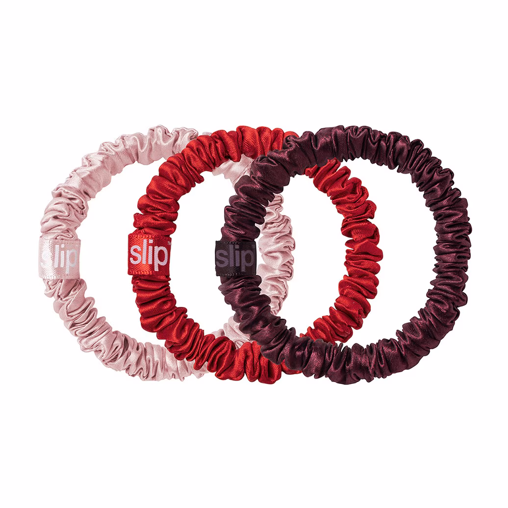 Dünne Zier-Haargummi, Reine Seide - Emmie