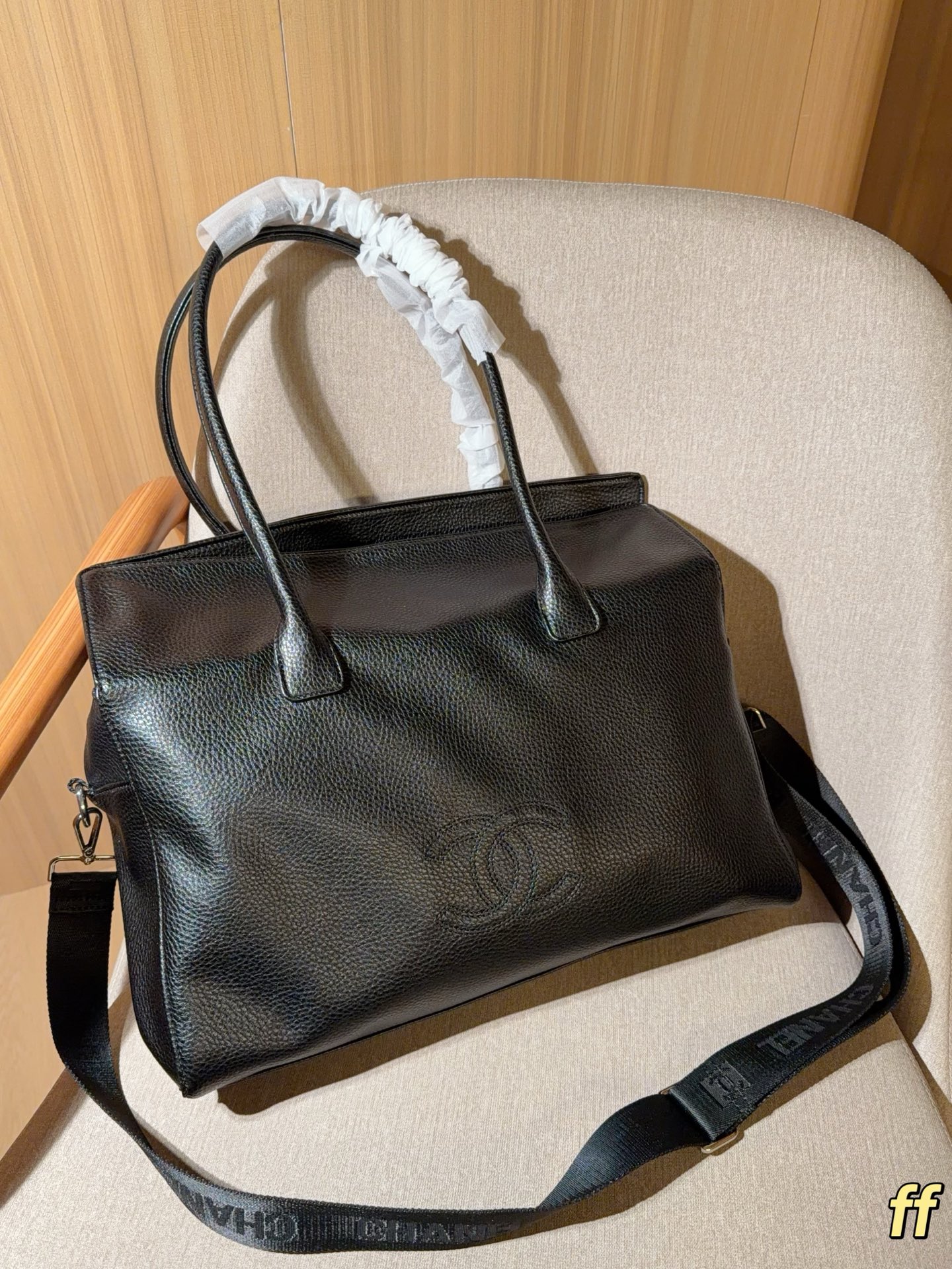 Chanel Large Timeless Boston Tote Bag