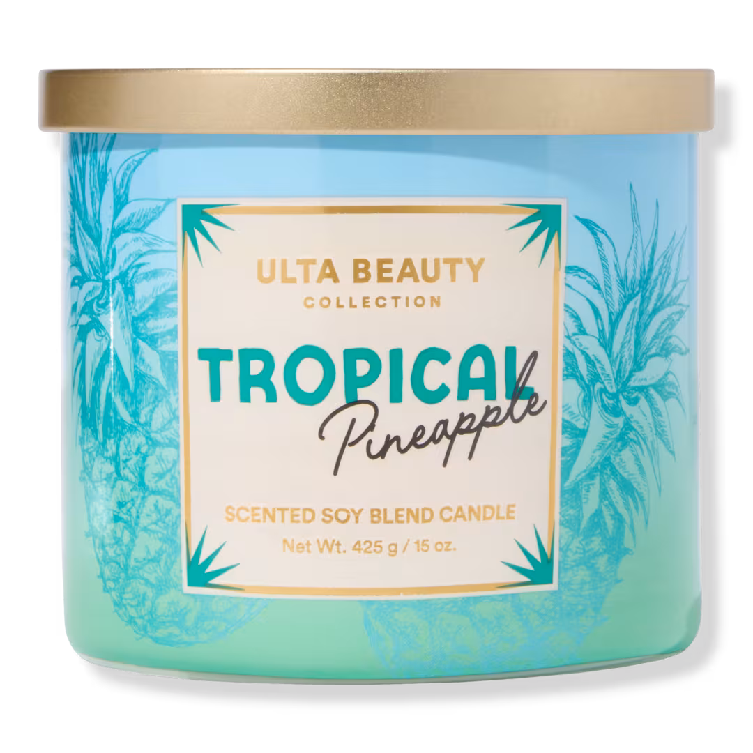 ULTA Beauty Collection  Tropical Pineapple 3-Wick Scented Candle