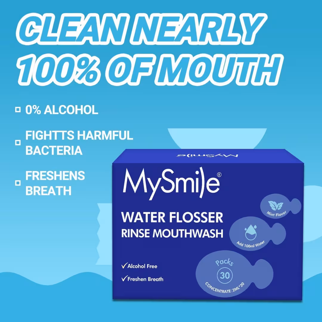 MySmile  Concentrate Mouthwash Pods for Water Flossers
