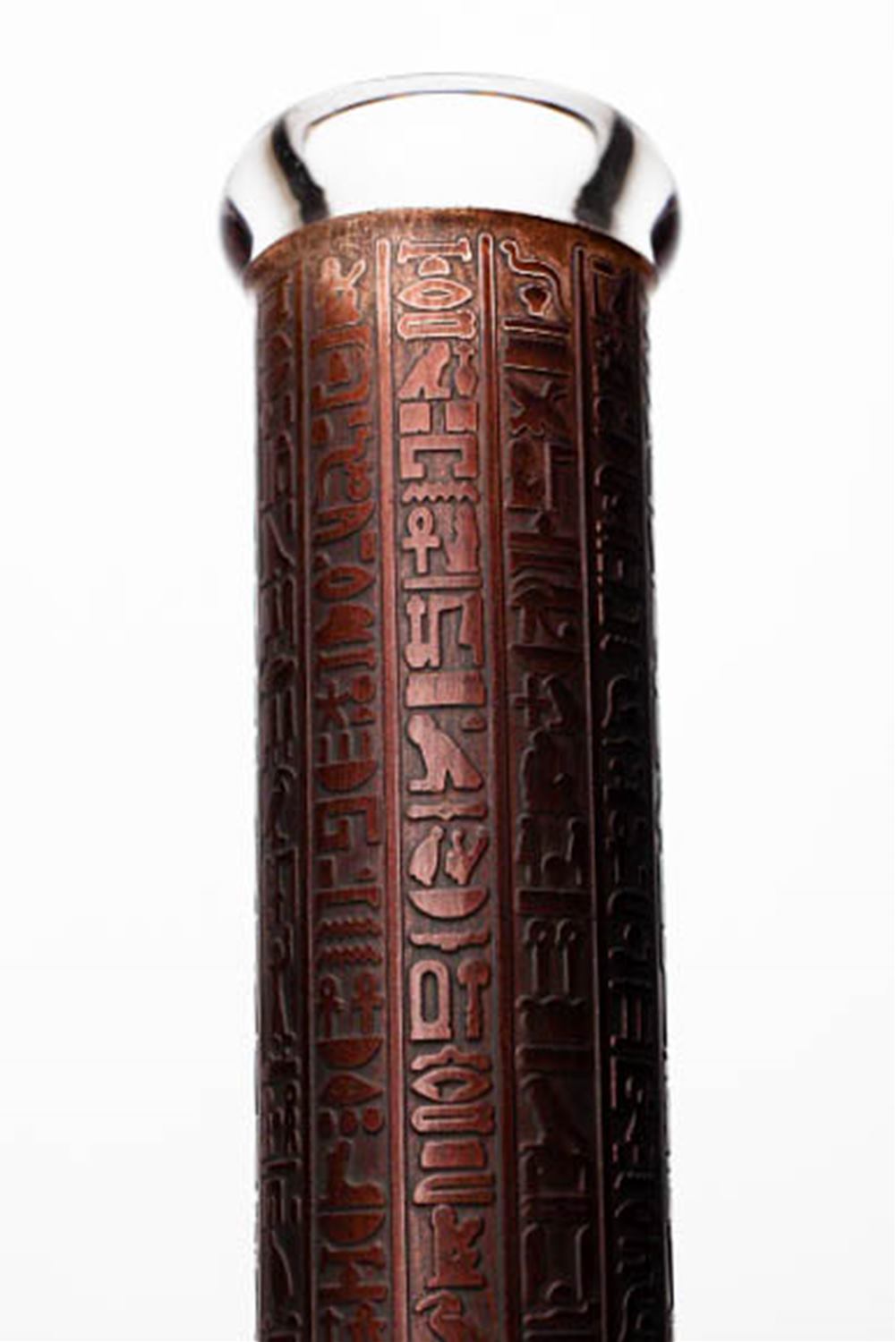 14 genie Egyptian hieroglyphs classic beaker bong