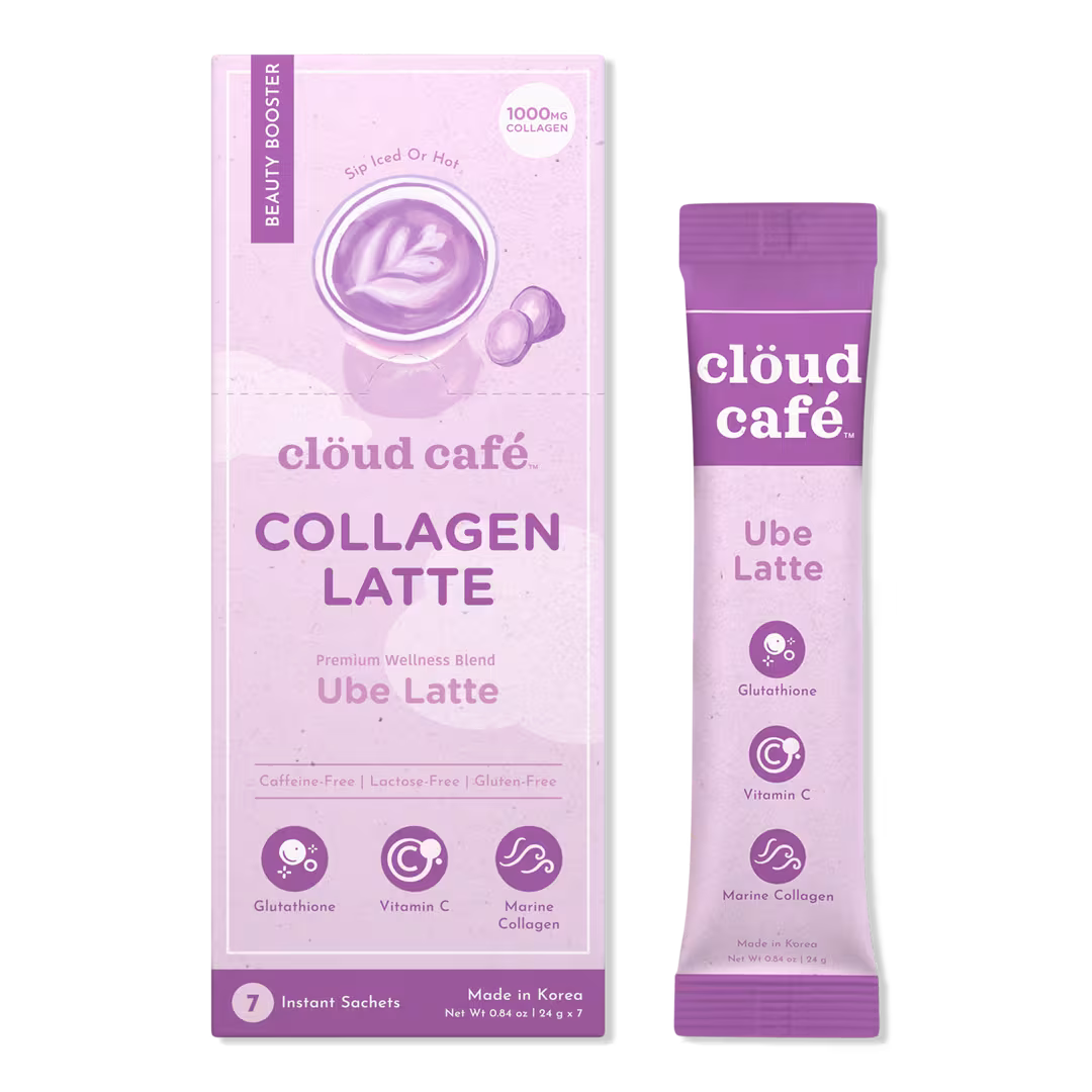 clöud café  Ube Latte Collagen-Infused Beauty Booster