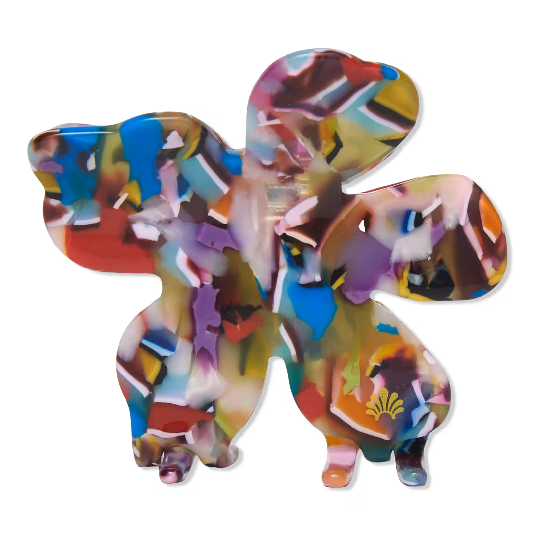 Lele Sadoughi  Rainbow Tortoise Lily Claw Clip