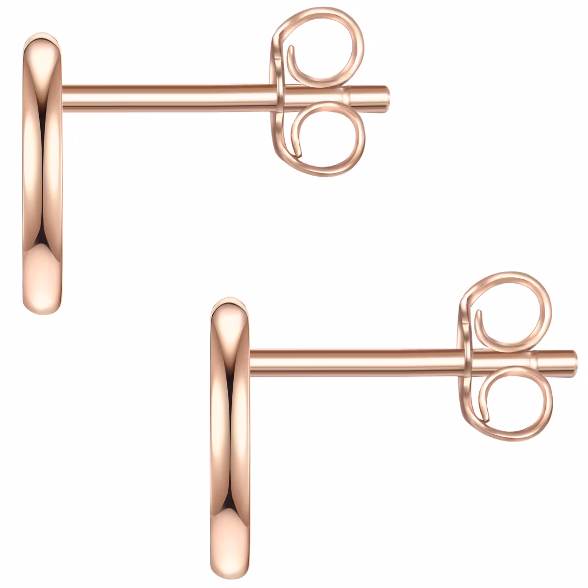 Ohrstecker Mond Sterling Silber in Roségold