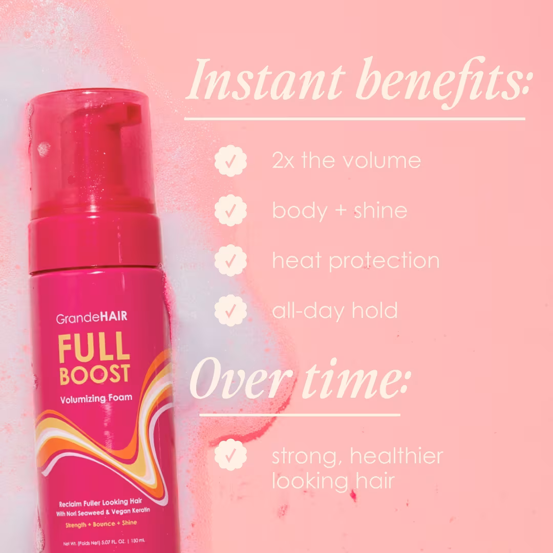 Grande Cosmetics  GrandeHAIR Full Boost Volumizing Foam