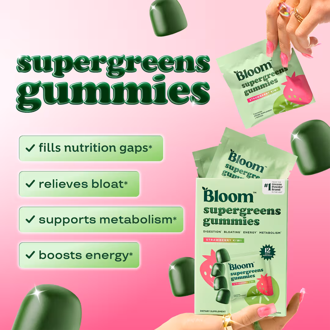 Bloom  Supergreens Gummies