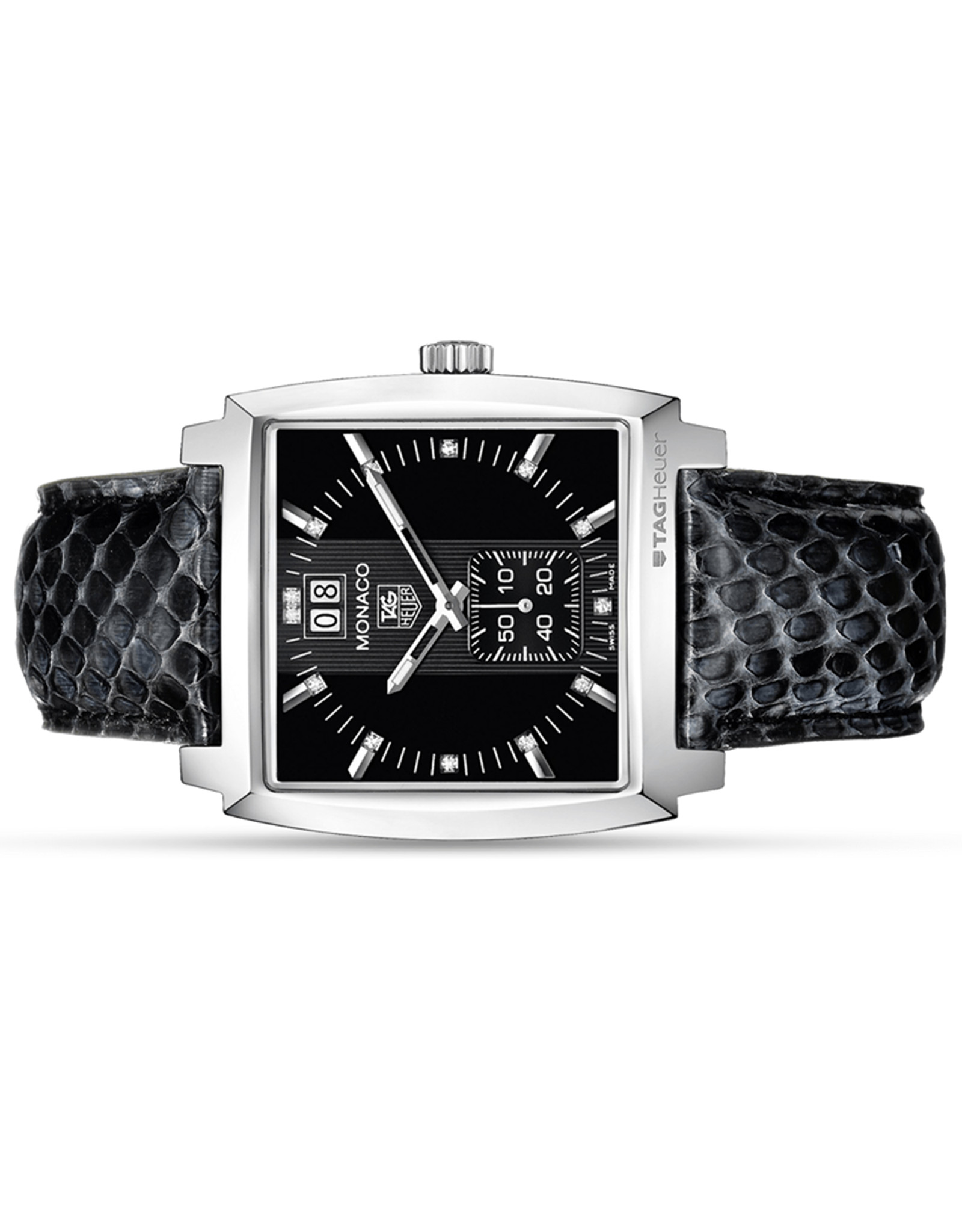 Replica Tag Heuer Monaco Black Dial Diamond Markers WoMen's Watch WAW1310.FC6216 37MM