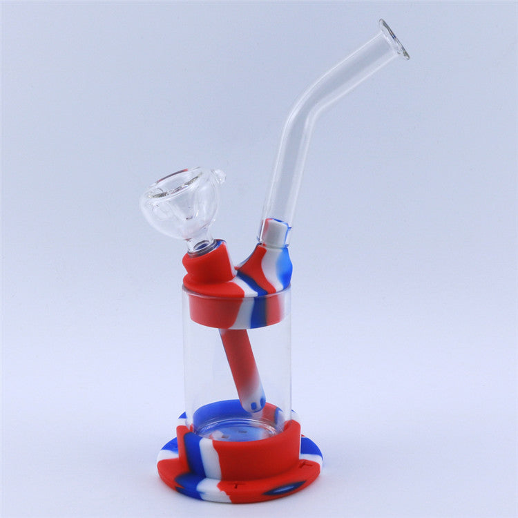 8 LED Luminous Silicone Detachable Dab Rig