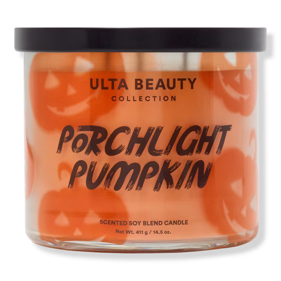 ULTA Beauty Collection  Porchlight Pumpkin 3-Wick Candle