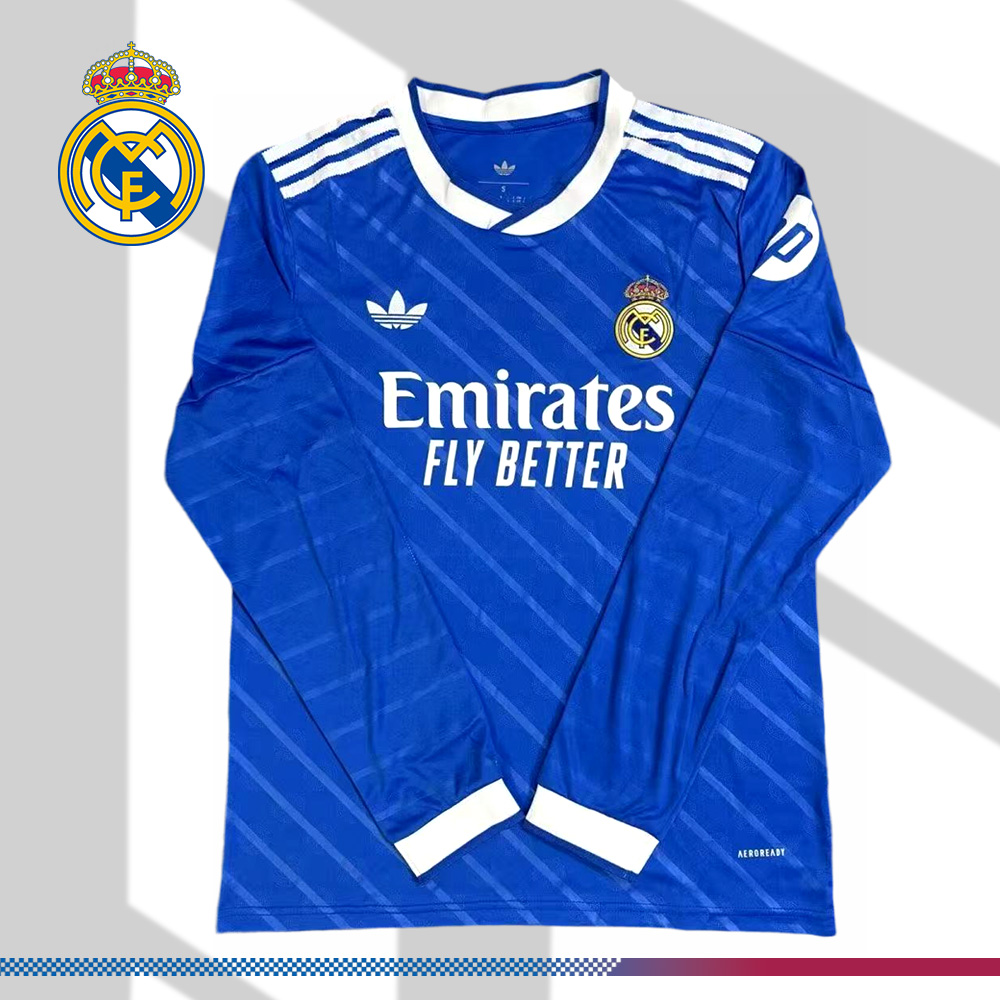 2025/2026 Real Madrid Third long sleeves Football Shirt (Fans）