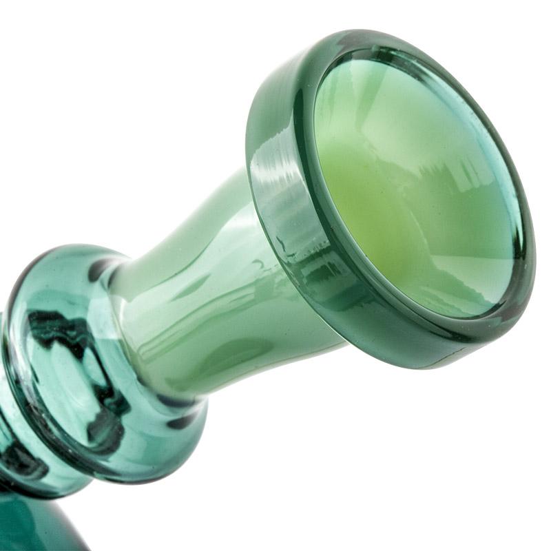 6.1â€?Green Recycle Dab Rig With Flower Pendant