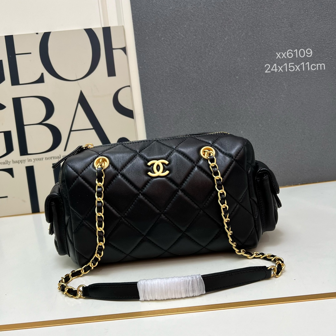 CHANEL bowling bag