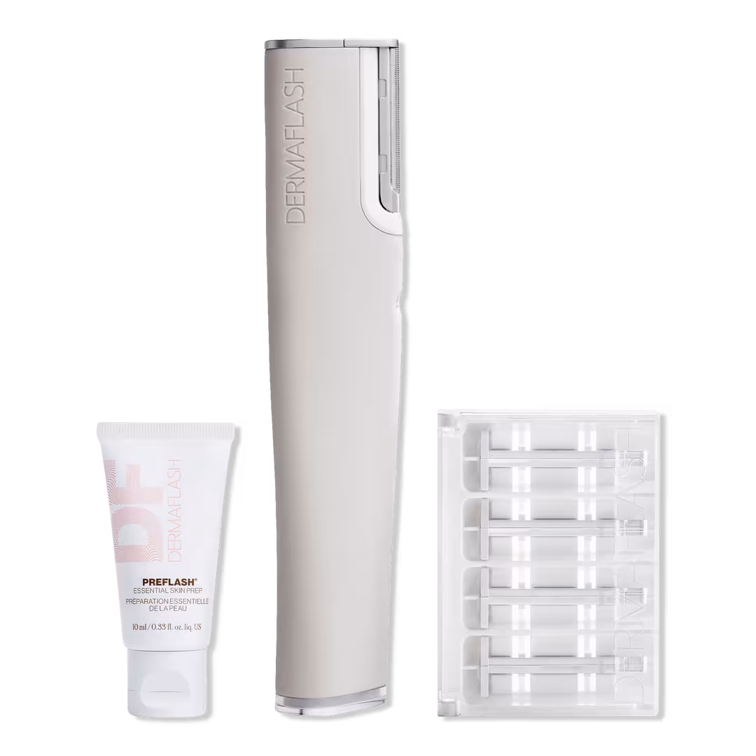 DERMAFLASH  LUXE+ Advanced Sonic Dermaplaning + Peach Fuzz Removal