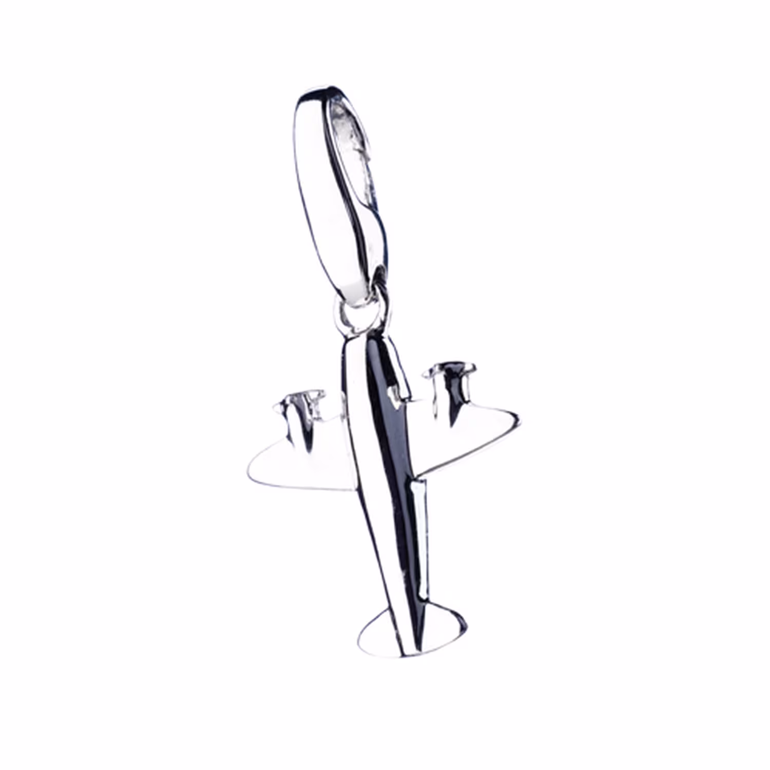 Charm Flugzeug, Silber 925