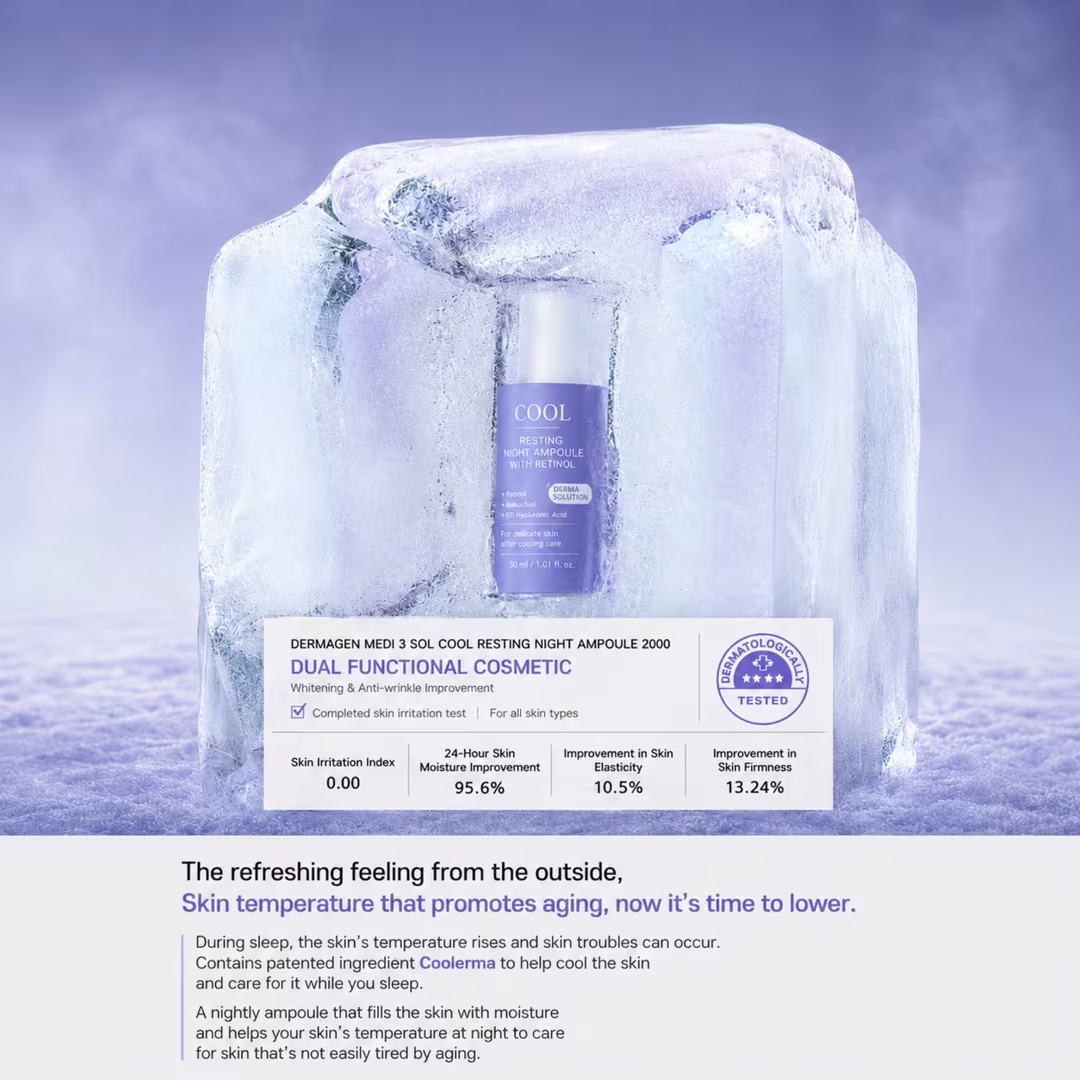 Candorlov  Blooming Cool Shot PDRN Ampoule 2000 with Micro-Spicules