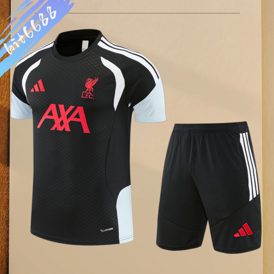 2026/2027 Liverpool  Short Sleeve Training Clothes (Adult Kids Kit)