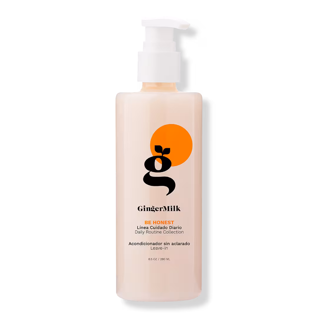 Ginger Milk  Lightweight Leave-In Conditioner for Normal to Oily Hair with Grape Seed & Pea Protein