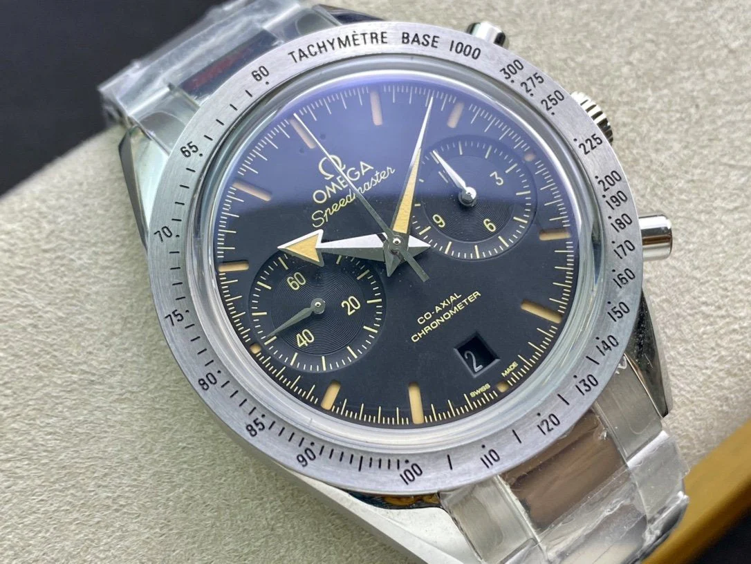 Omega Watch SPEED MASTER 57 BROAD ARROW STEEL BLACK DIAL