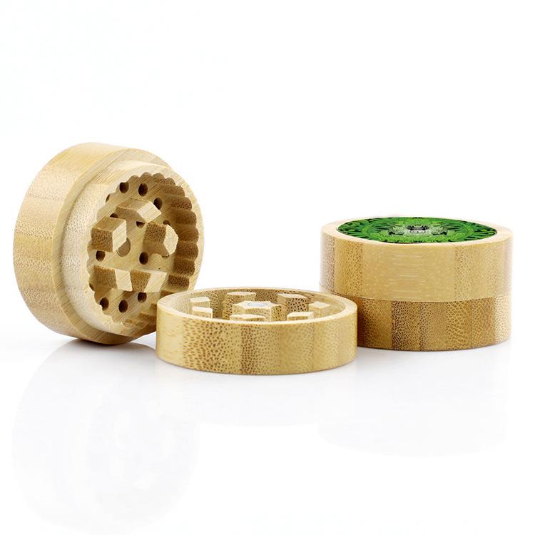 Wooden 2 Layer Weed Grinder