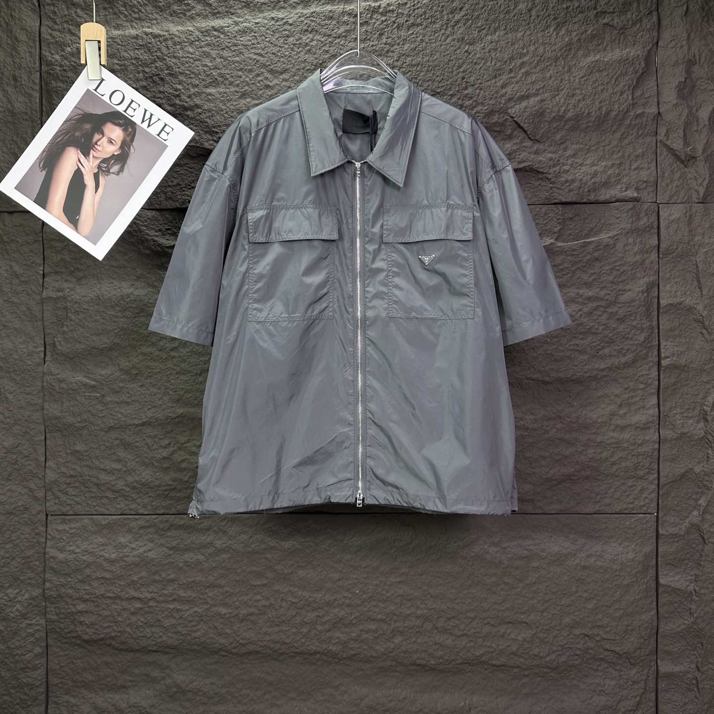 Prada Short-Sleeved Light Re-Nylon Shirt