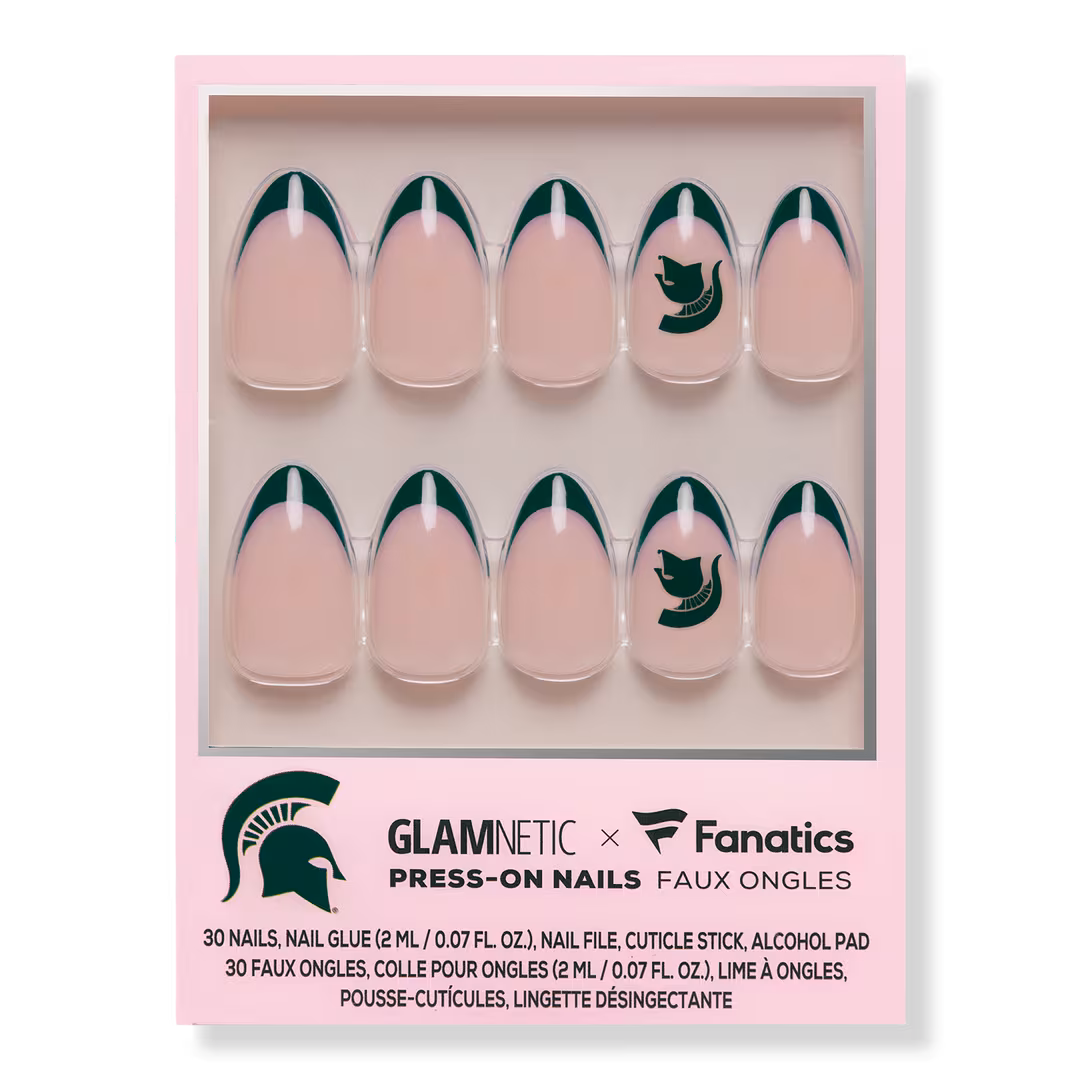 Glamnetic x Fanatics Nail  Michigan State Spartans Press-On Nails