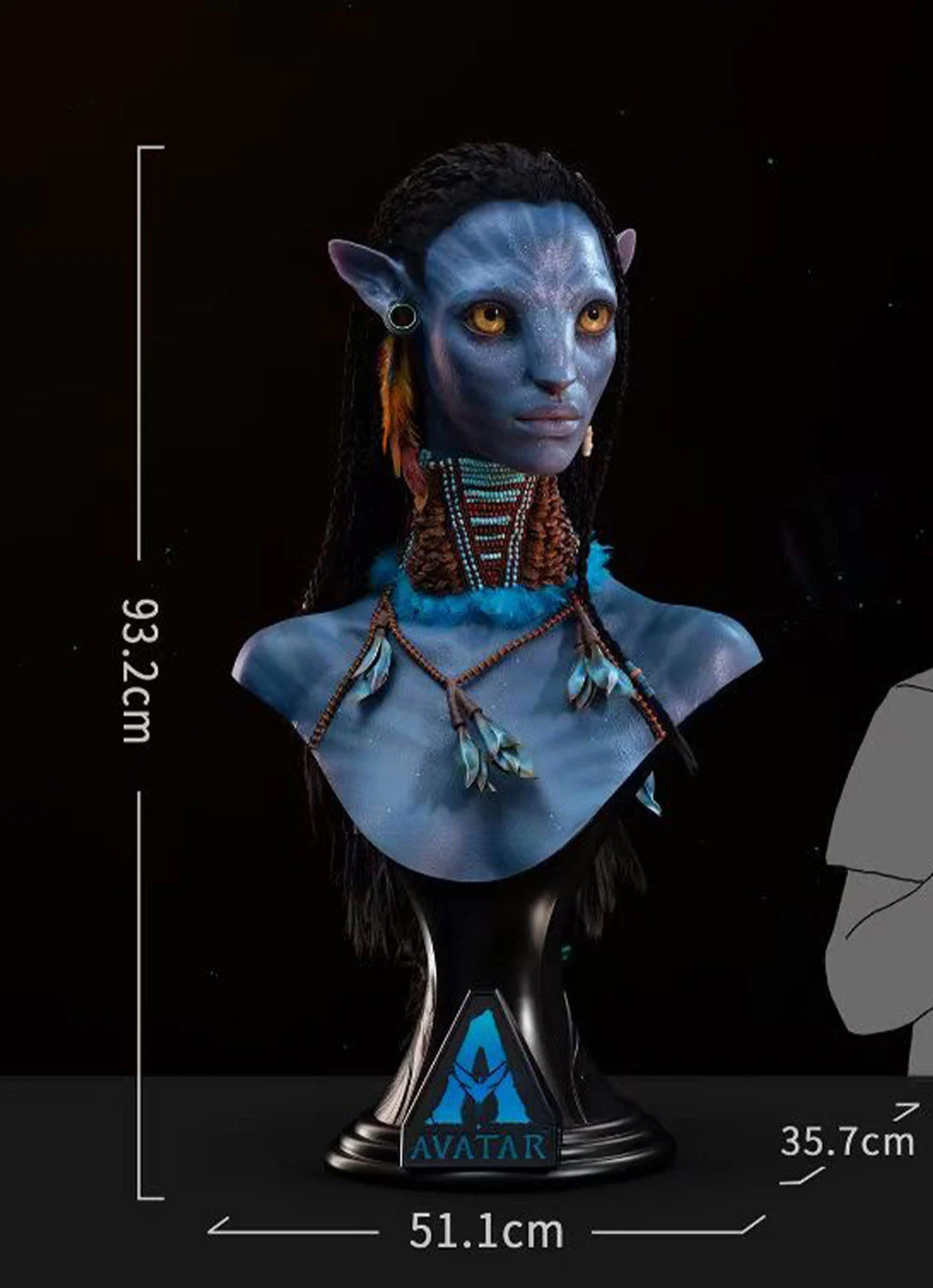 Infinity Studio - Licensed Avatar: The Way of Water Neytiri 1/1 Bust | 版权 阿凡达:水之道 涅提妮 1/1半身像