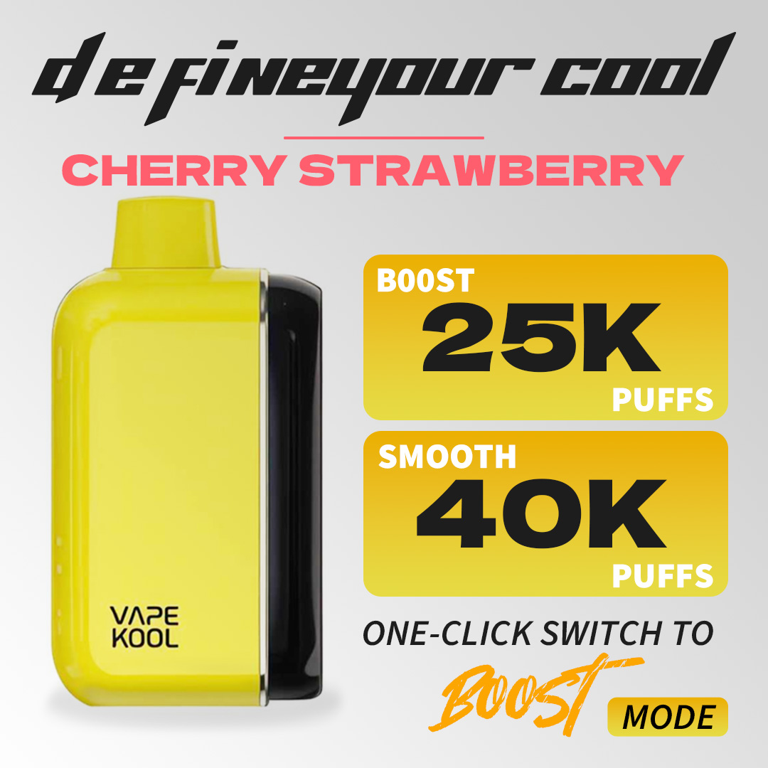 CHERRY STRAWBERRY VAPEKOOL KOLOS 40000 PUFFS