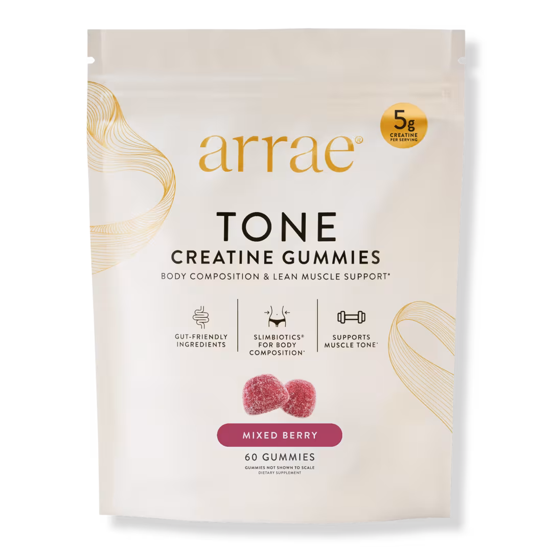 arrae  Tone: Creatine Body Composition Mixed Berry Gummies