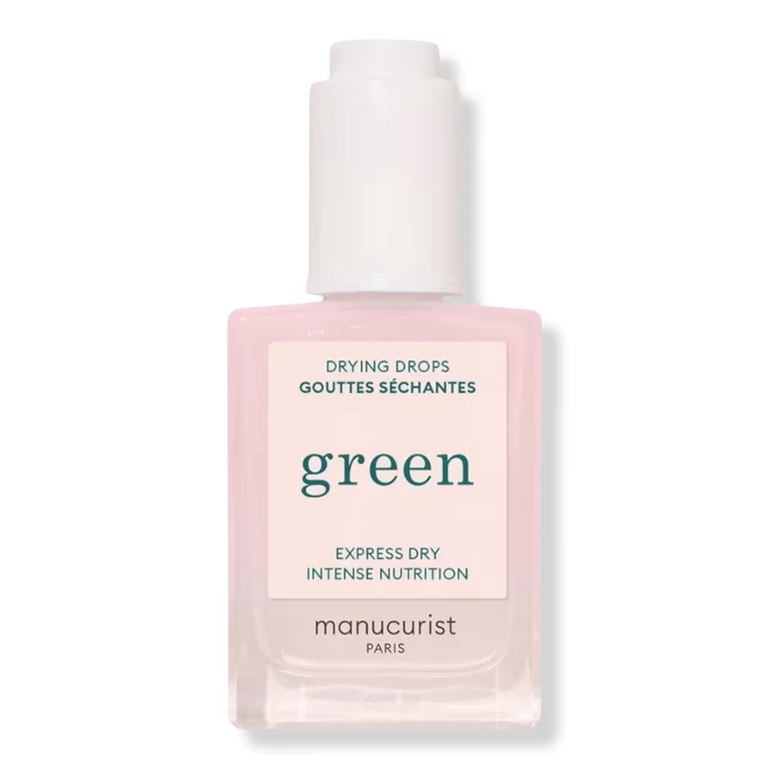 Manucurist  Green Nail Polish Drying Drops, Quick Dry Oil & Cuticle Treatment