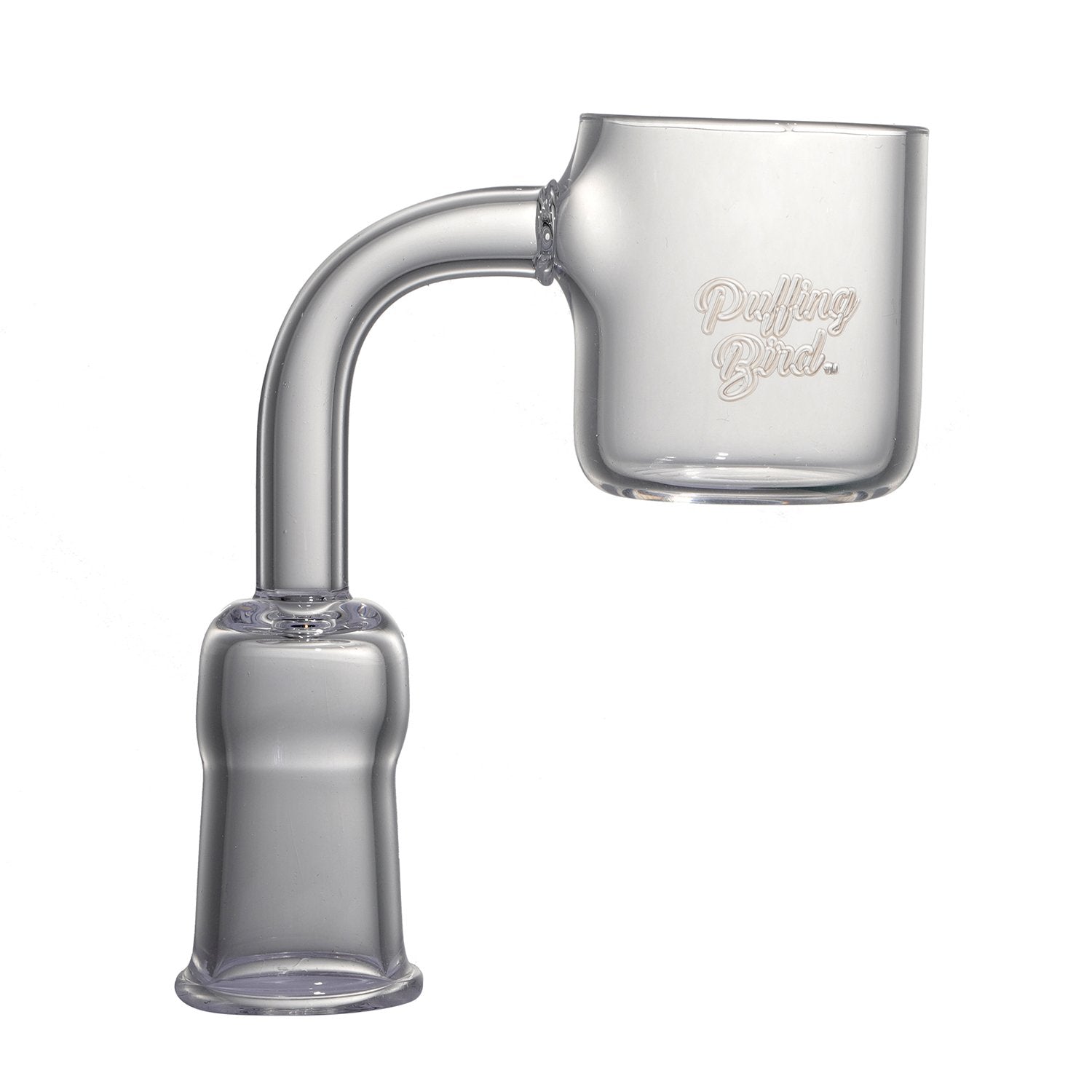 Puffing Birdâ„?Flat Top Quartz Banger With Straight Handle Quartz Carb Cap Set