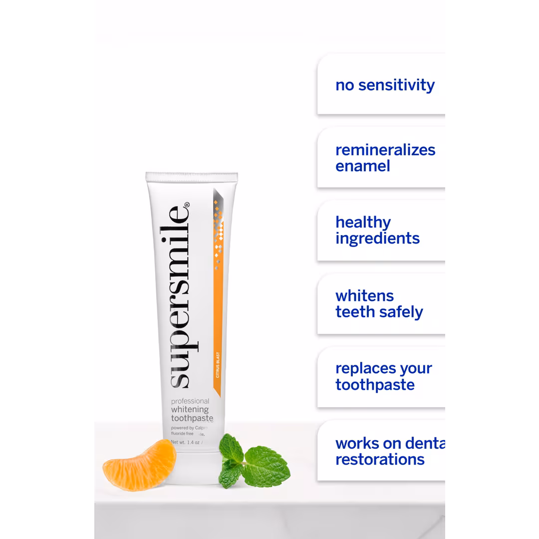 Supersmile  Citrus Blast Whitening Toothpaste Home & Way Kit
