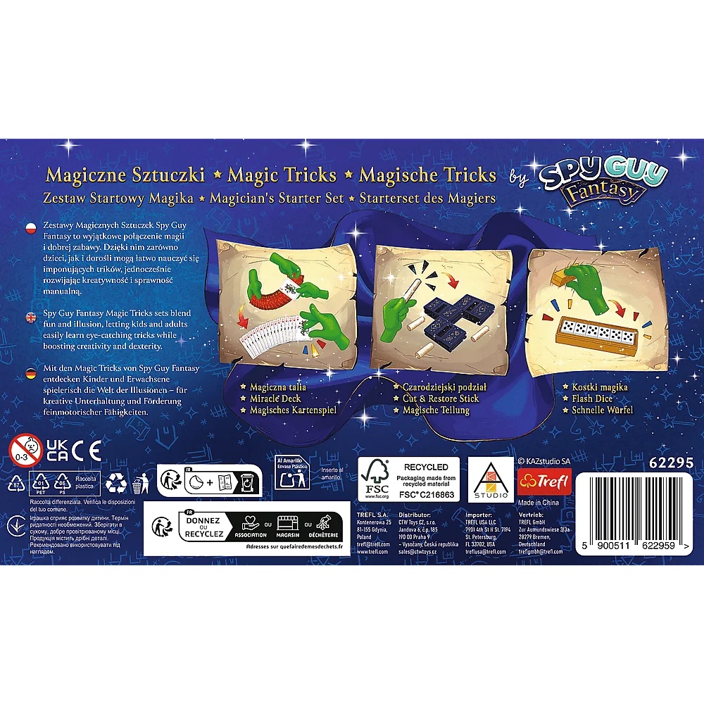 Zestaw Magiczne Sztuczki By Spy Guy Fantasy, Zestaw Startowy Magika