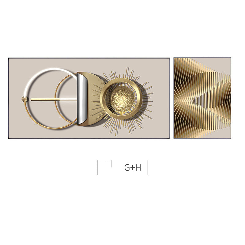 Abstract Geometric Art Canvas