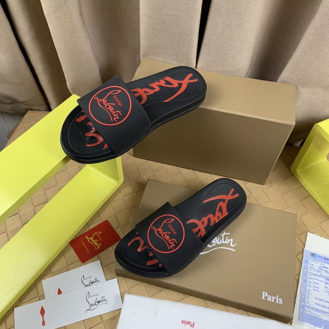 CHRISTIAN LOUBOUTIN SLIPPERS - CCSHOES