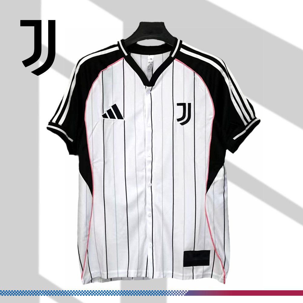2025/2026 Juventus Casual Baseball Style Football Shirt (Fan Edition)