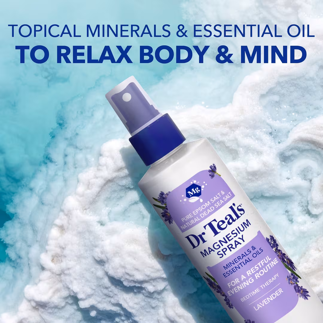 Dr Teal's  Lavender Magnesium Spray with Natural Dead Sea Salt