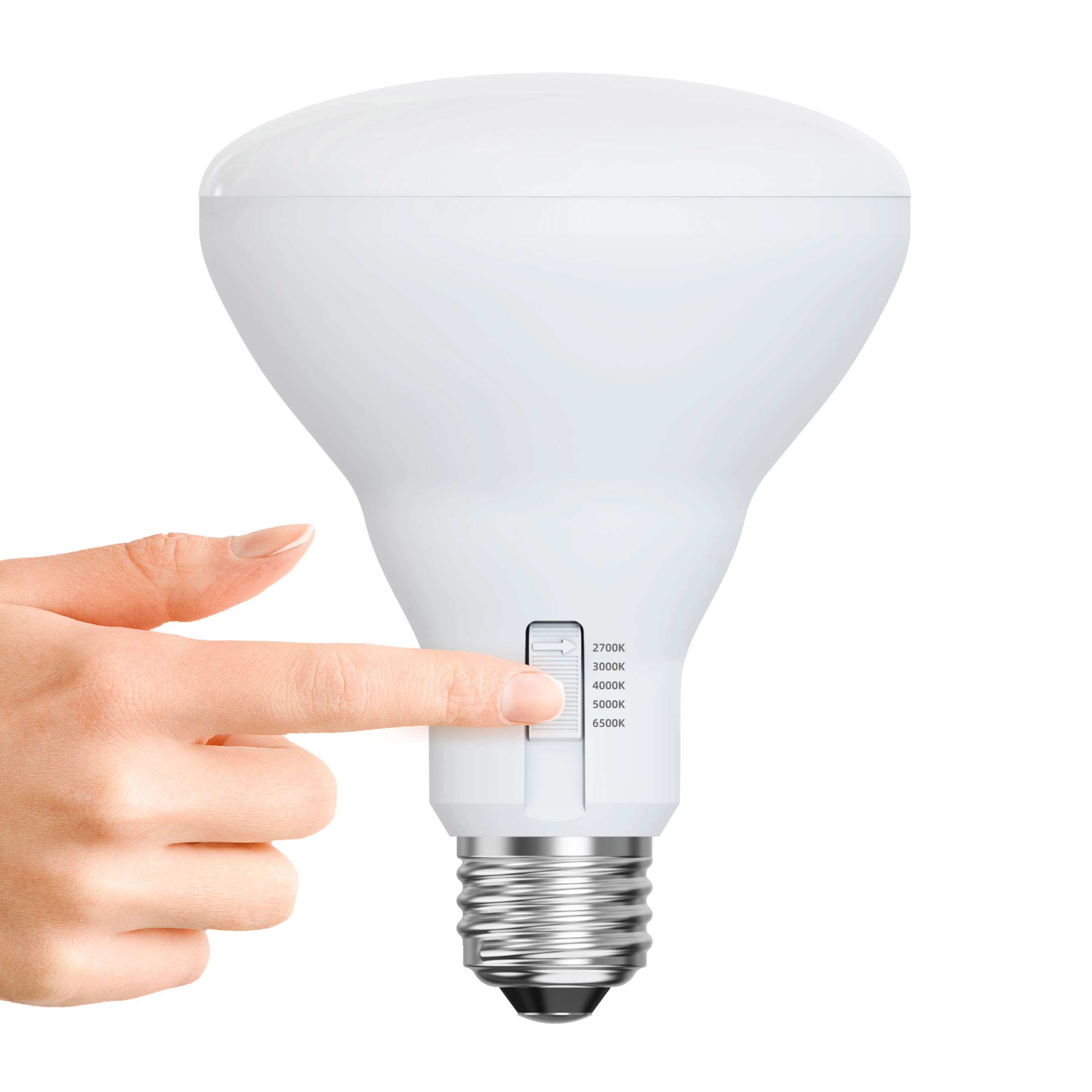 Feit Electric 65W Replacement 5-CCT LED BR30 Bulbs, 12-pack