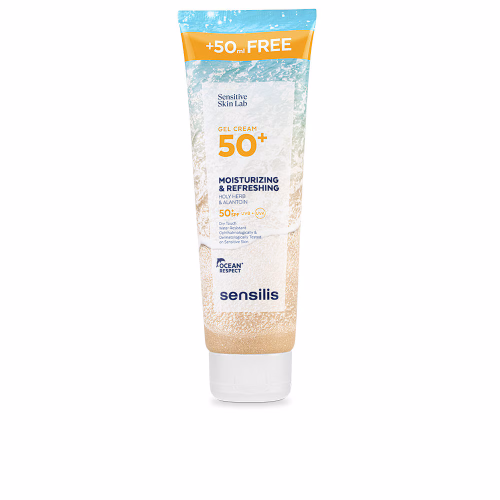 FEUCHTIGKEITSSPENDENDE & ERFRISCHENDE Gel-Creme SPF50+