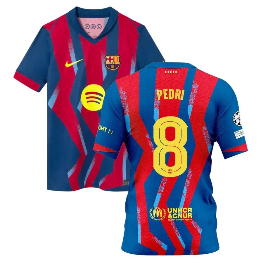 Barca Pedri 8 Fourth Jersey Men 2025 2026