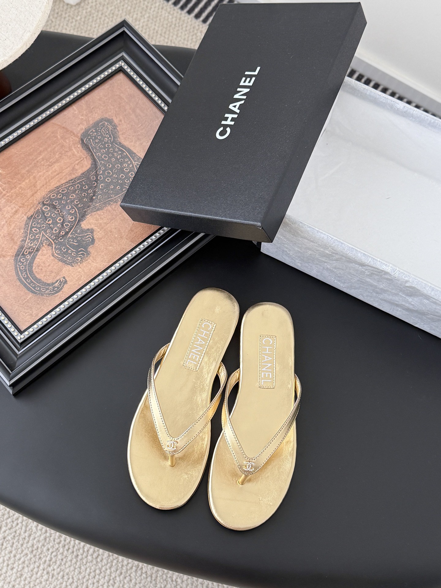 Chanel 25P Sandals