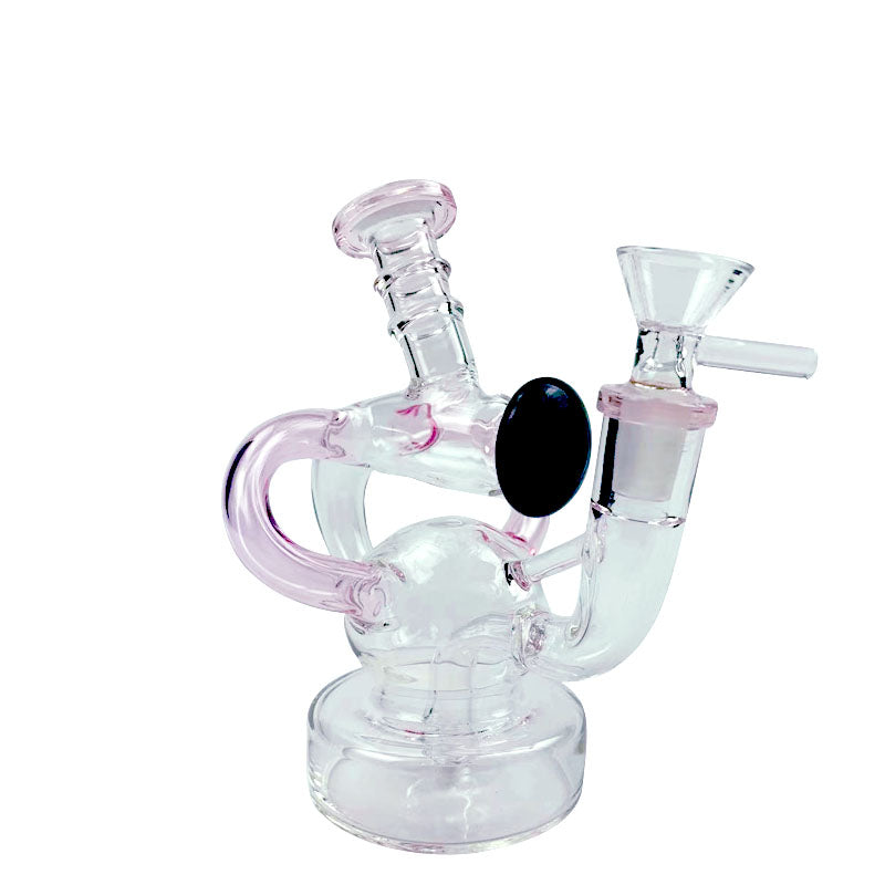 6 Mini Recycler Glass Dab Rig