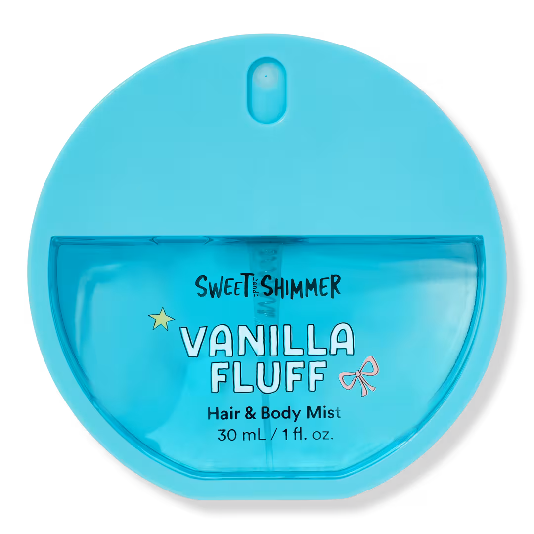 Sweet & Shimmer  Vanilla Fluff Hair & Body Mist