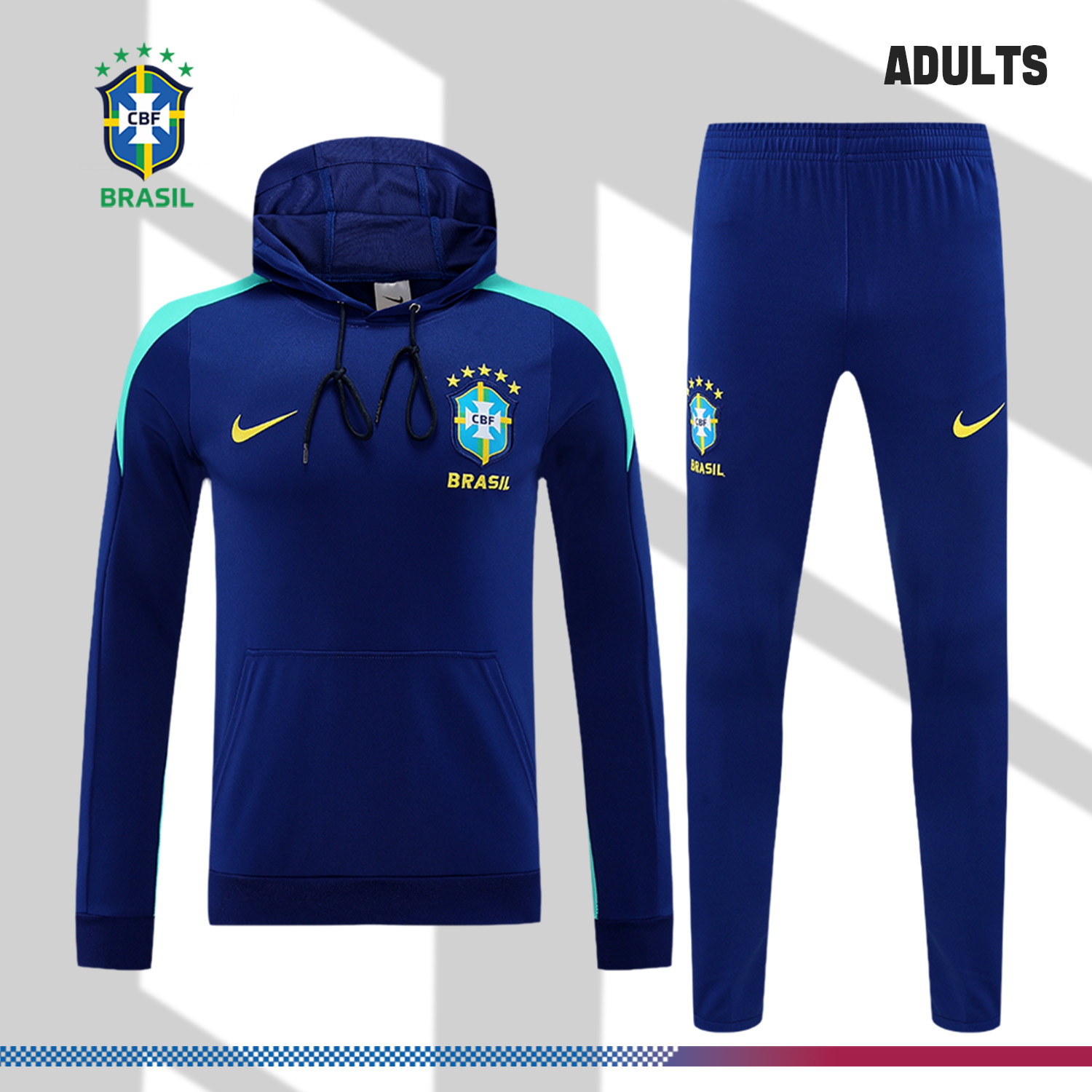 2025/2026 Brazil Adult Long Sleeve Hood Kit