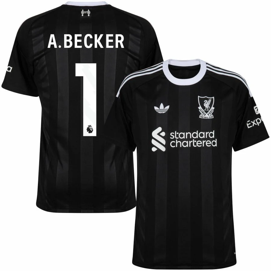 Liverpool A.Becker Goalkeeper Third Jersey Men 2025 2026 Black