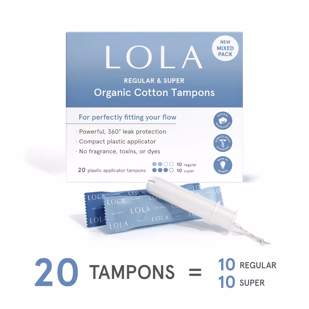 LOLA  Assorted Organic Cotton Tampons