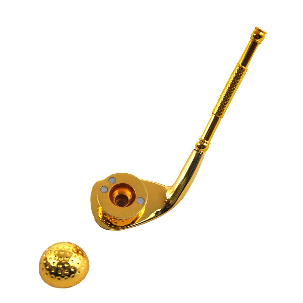 Golf Ball Metal Smoking Pipe