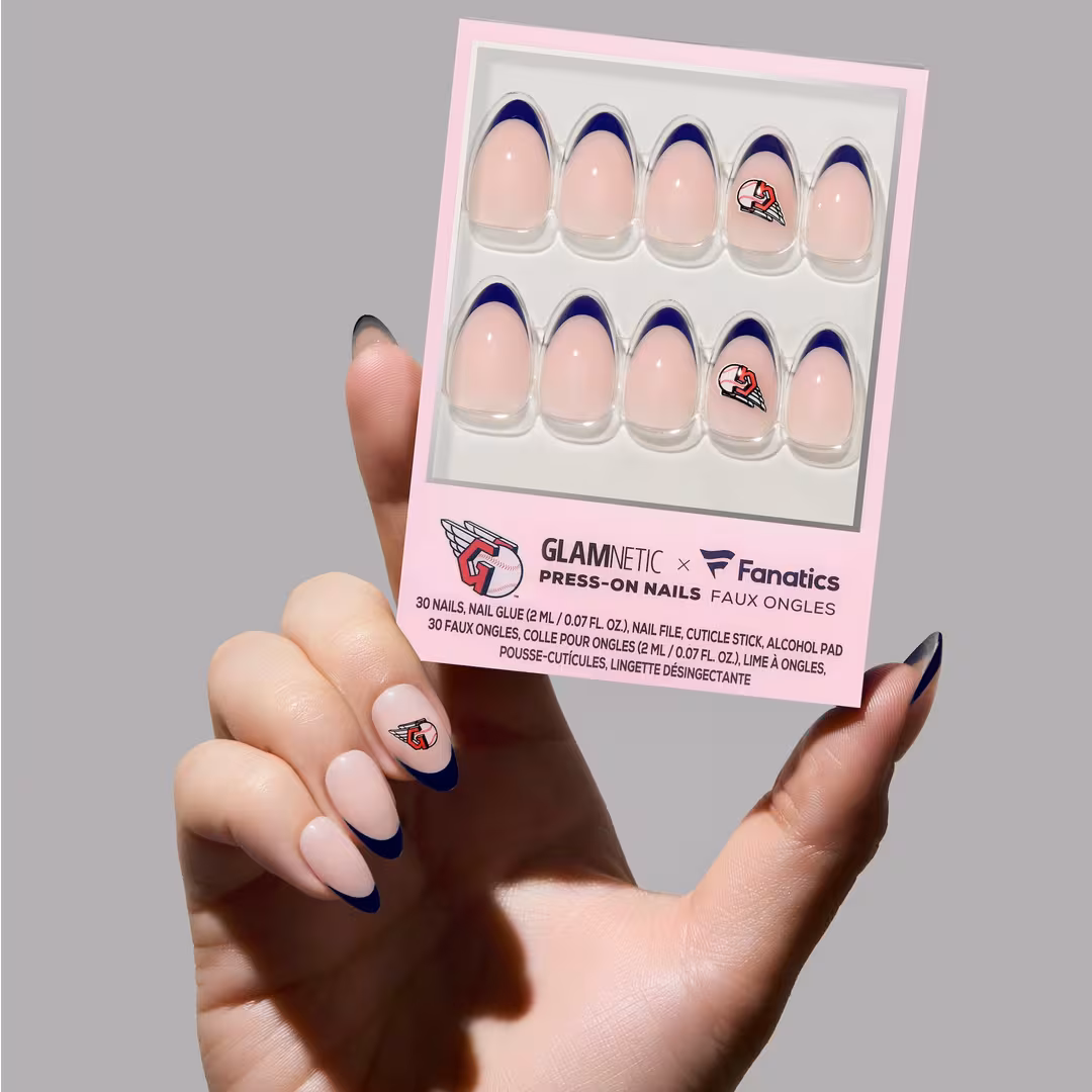 Glamnetic x Fanatics Nail  Cleveland Guardians Press-On Nails