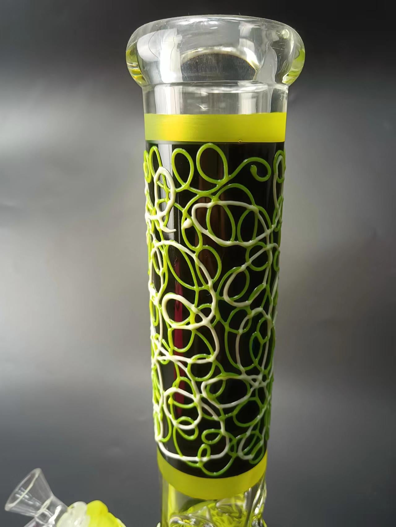20 Swirl Glass Beaker Bong