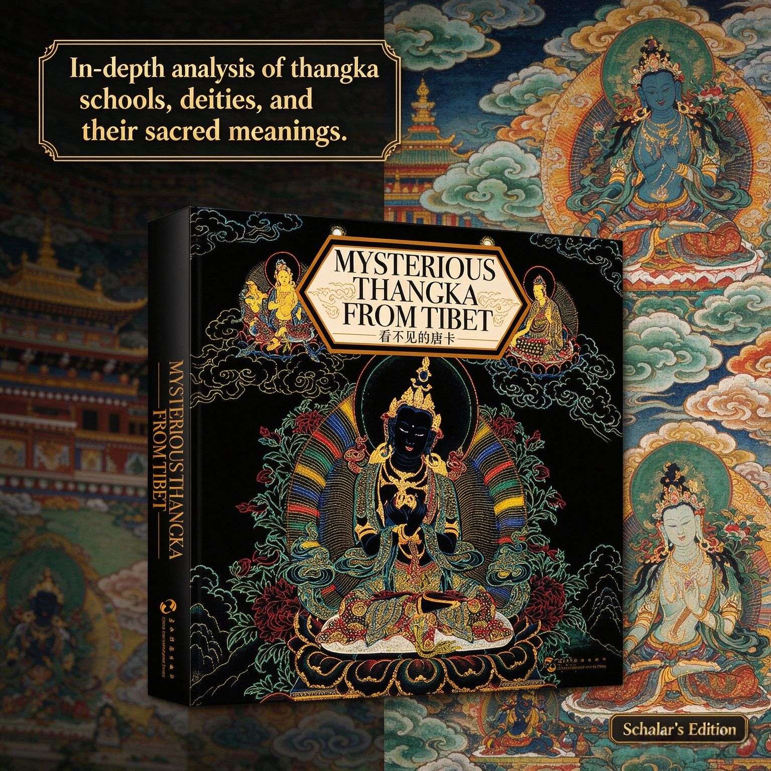 Invisible Thangka: A Bilingual Journey into Tibetan Buddhist Art (Hardcover)