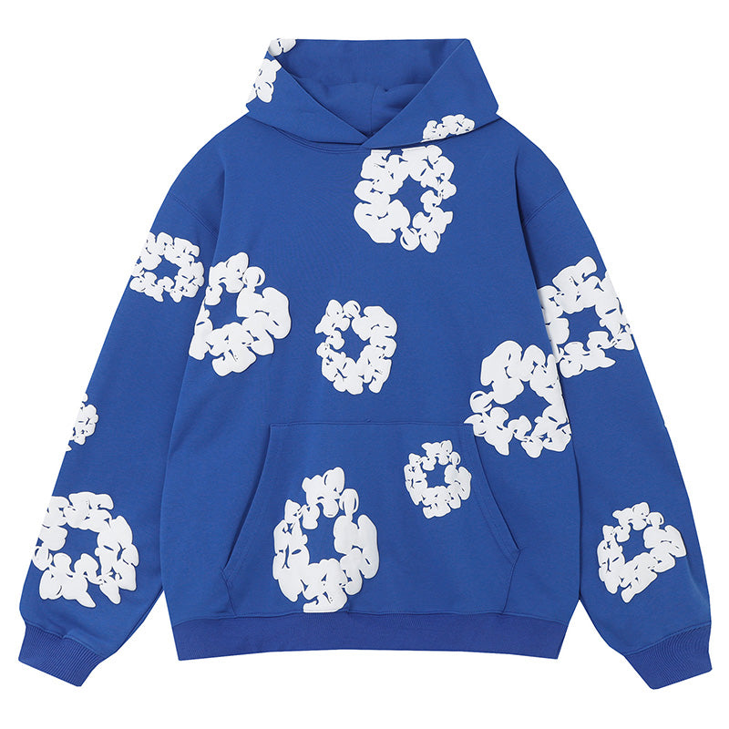 Denim Tears Cotton Wreath Hoodie Blue